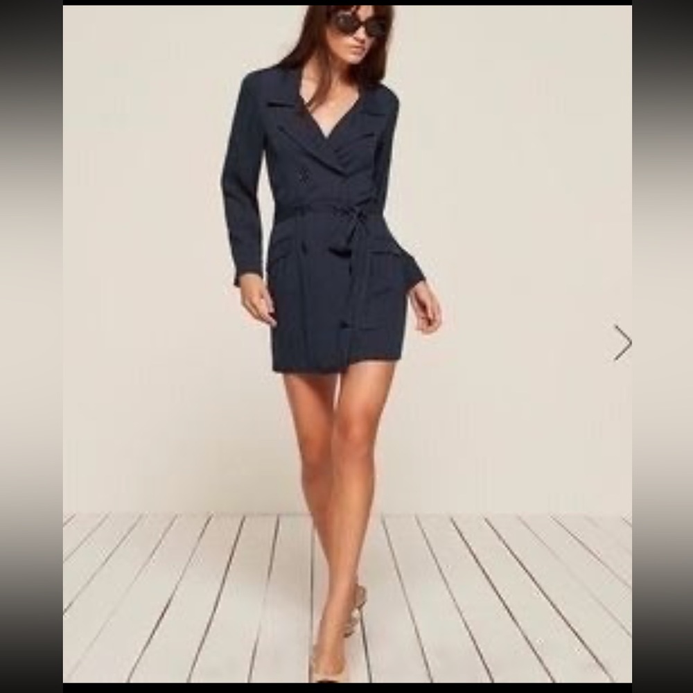 Reformation Tramell Blazer Trench Dress